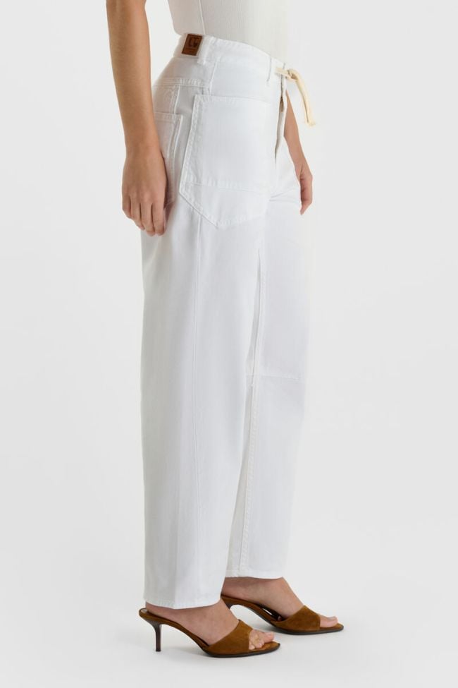 Jeans balloon Madie white