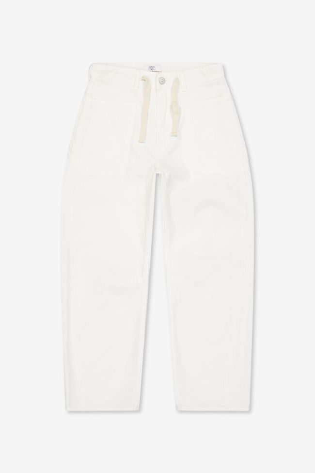 Jeans balloon Madie white