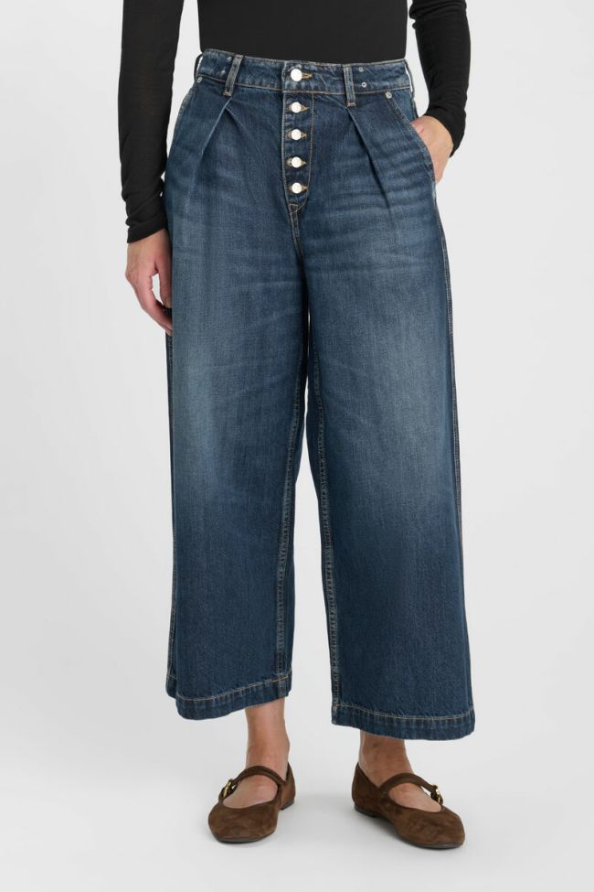 Jeans wide leg Donna blue N°2