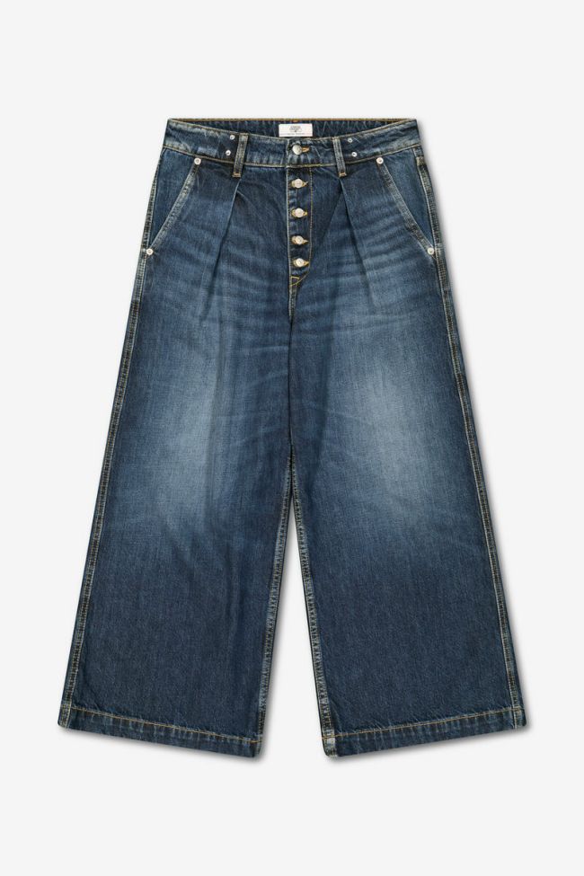 Jeans wide leg Donna blue N°2