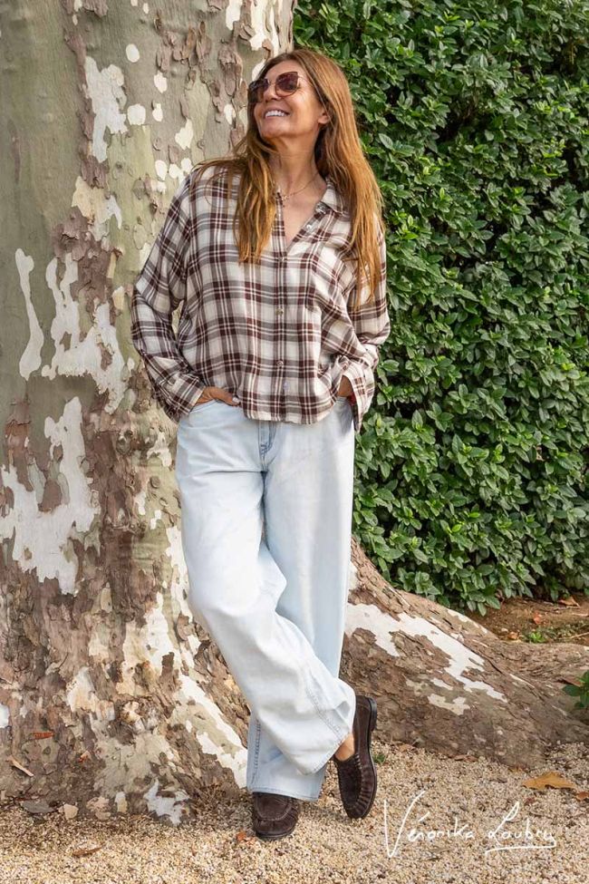 Jeans relaxed Gégé light blue by Véronika Loubry