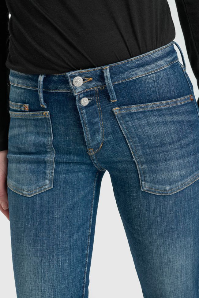 Jeans flare Plume medium blue