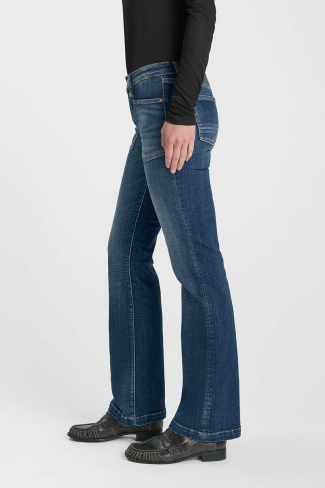 Jeans flare Plume medium blue