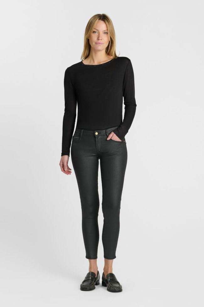 Jeans pulp slim Reggi coated raw black