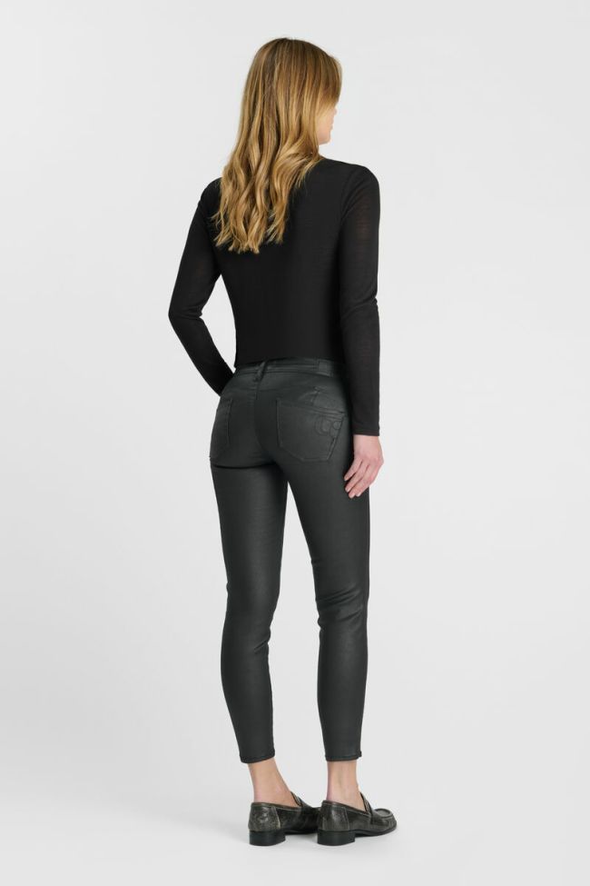 Jeans pulp slim Reggi coated raw black