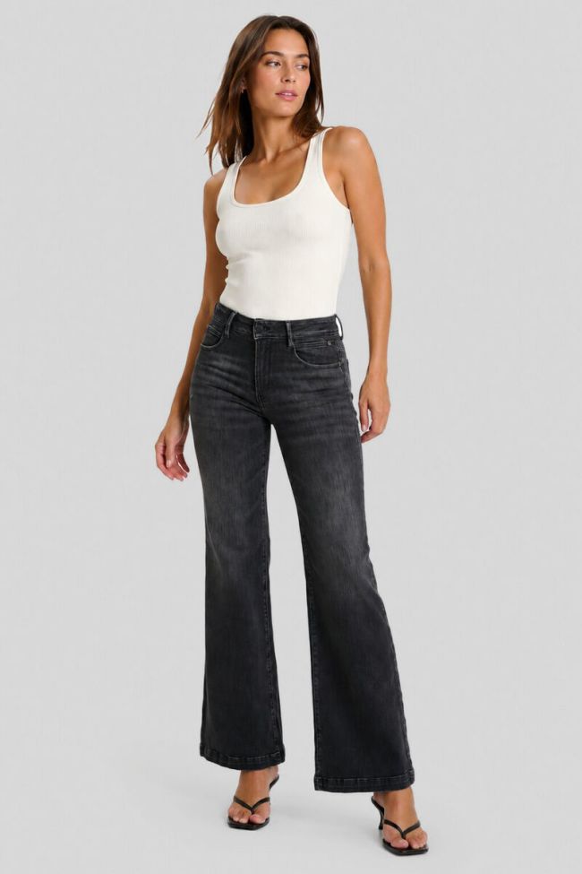 Jeans pulp flare Sake black