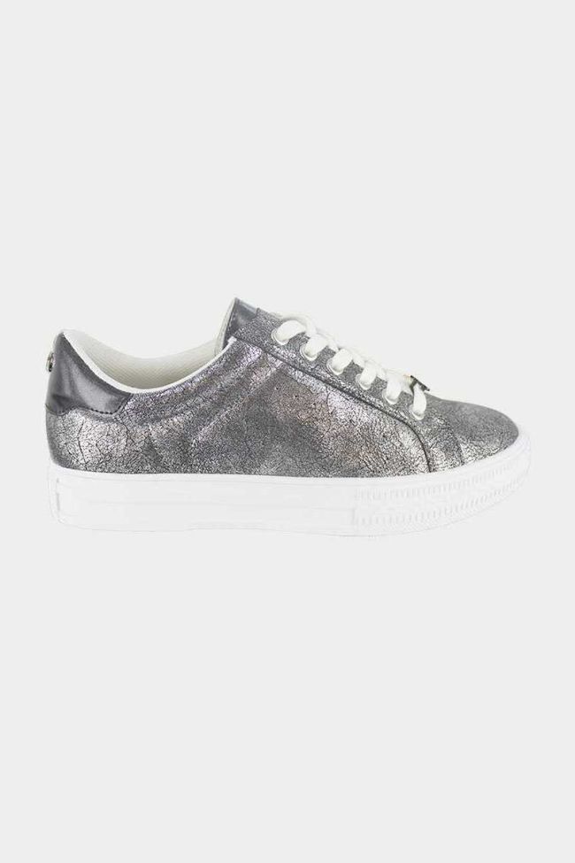 Metallic black Caly sneakers