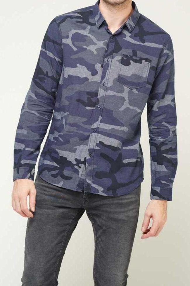 Camo blue Ulysse shirt
