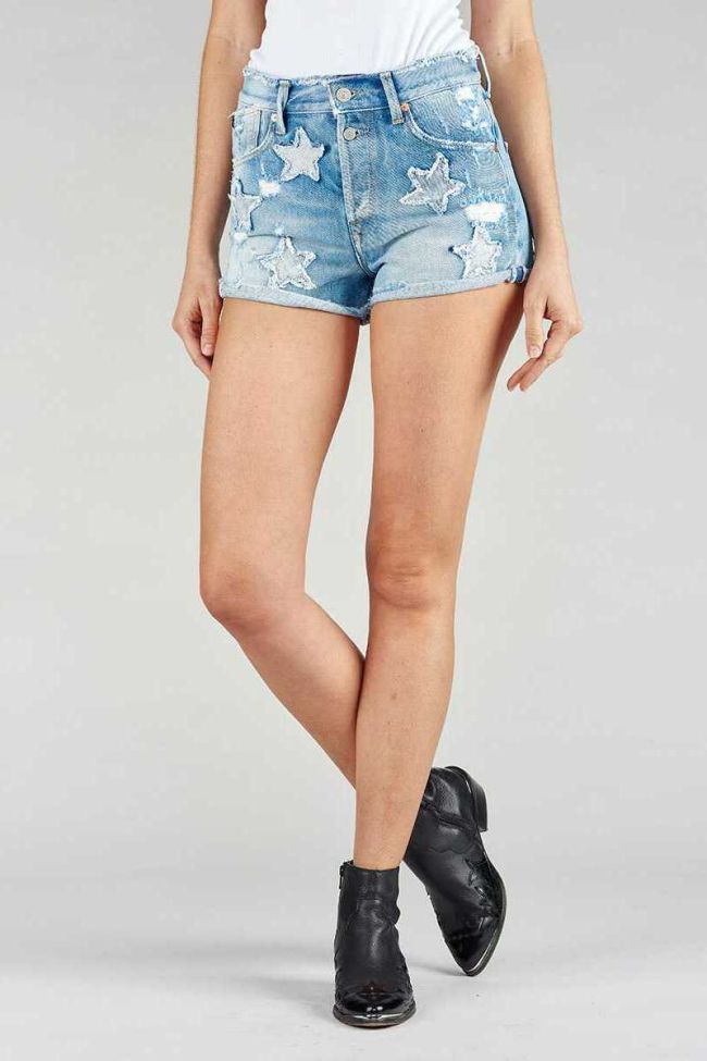 Blue denim Bastille shorts