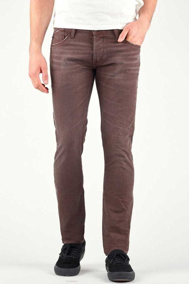 JEANS 700/11 SLIM STRETCH BORDEAUX