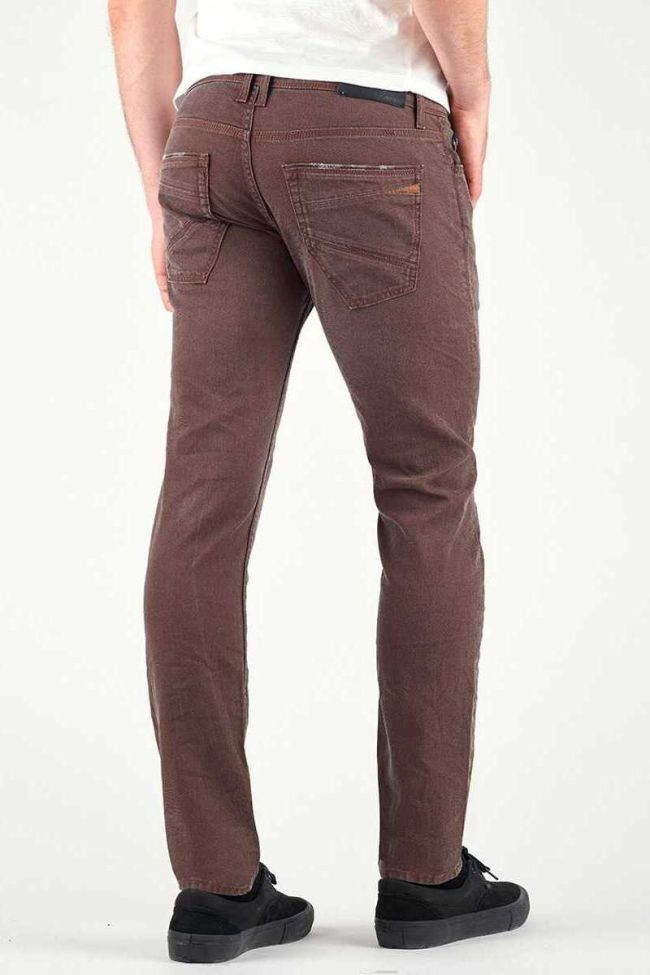 JEANS 700/11 SLIM STRETCH BORDEAUX