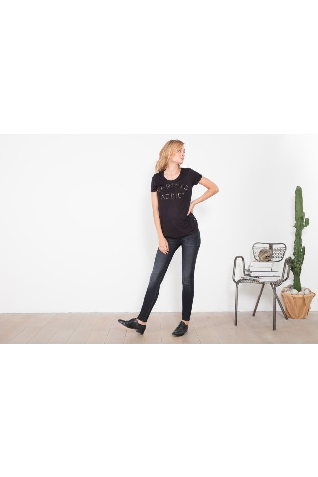 Jeans Pulp Slim Taille Haute noir