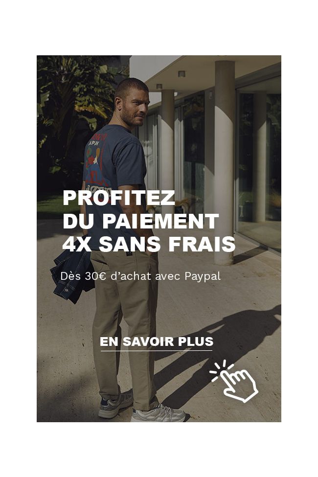 paiement 4x sans frais paypal homme