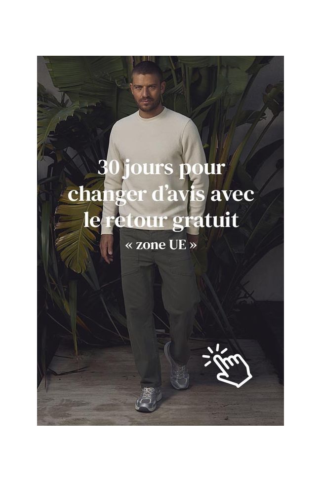 Retours gratuits homme