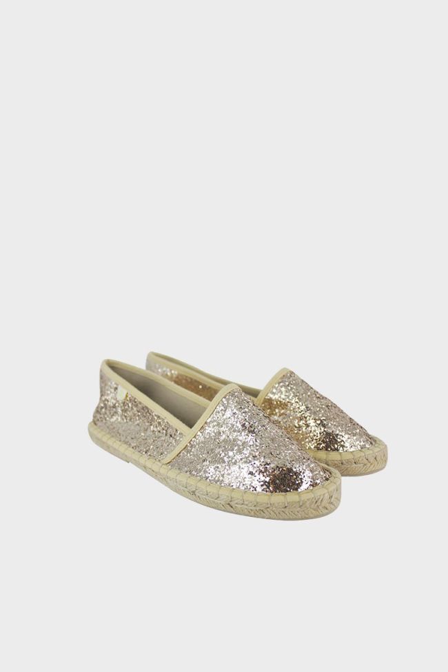 Gold Cancun espadrilles
