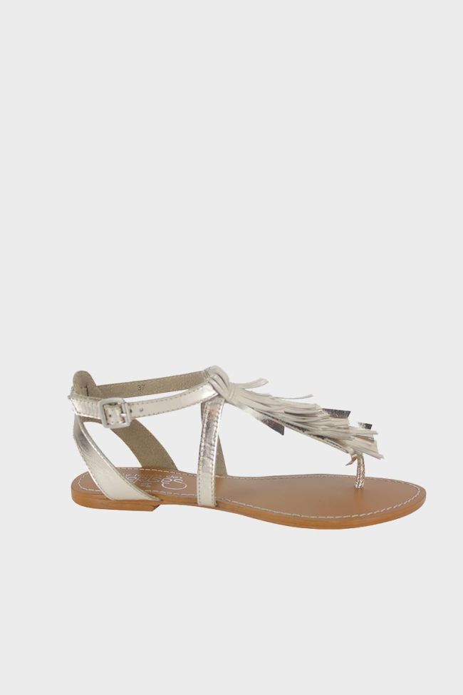 Haora gold sandals