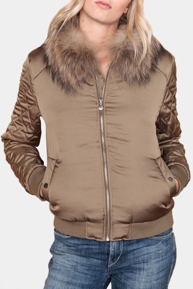 Pearly down jacket