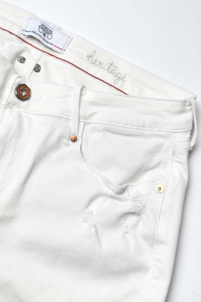 Jeans 300/16 destroy white