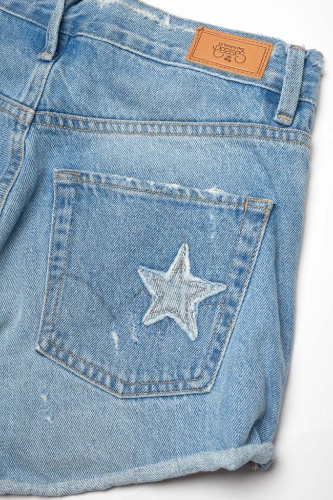 Blue denim Bastille shorts