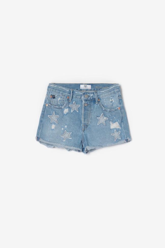 Blue denim Bastille shorts