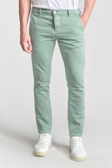 Pantalon chino Jogg Kurt vert d'eau