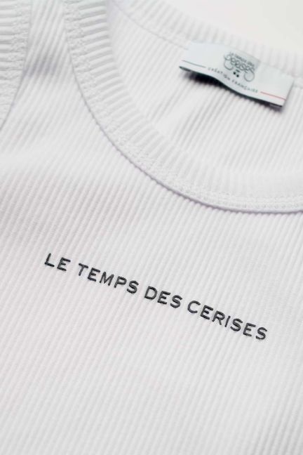 Short white Murgi top