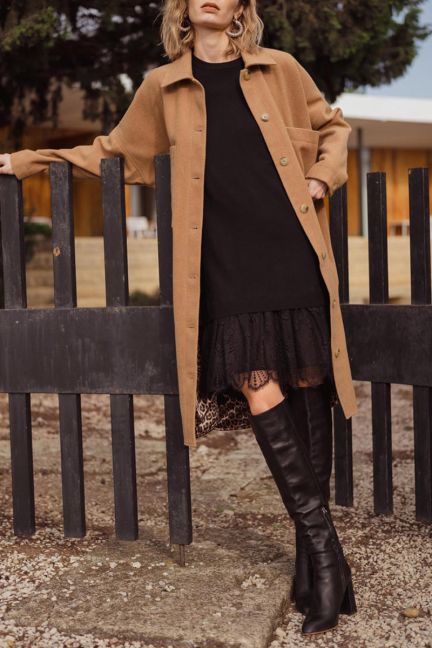 Black Kandyla pullover dress