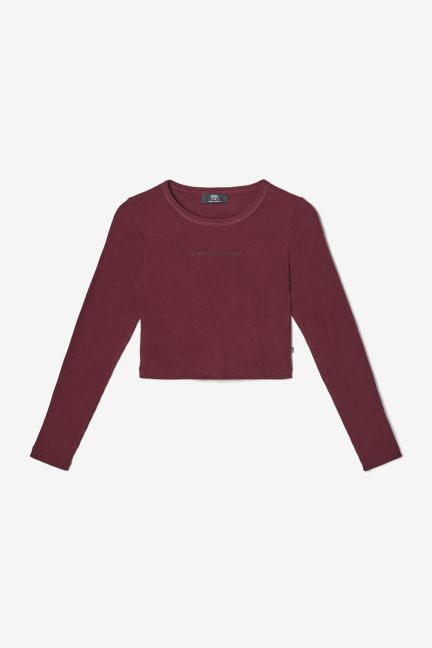 Crop top Virginia bordeaux
