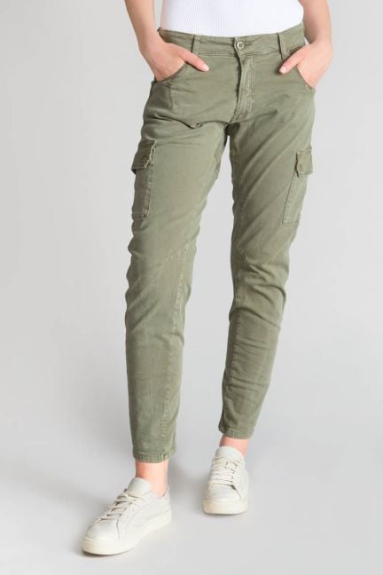 Khaki Rivera cargo trousers