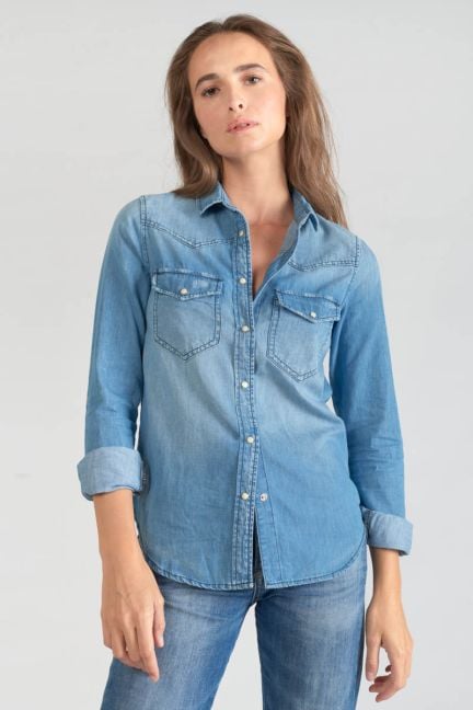 Light blue denim Juanita shirt