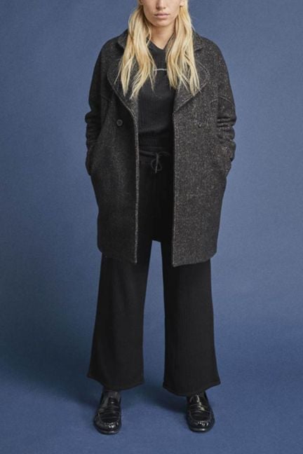 Brown herringbone Shawgi coat