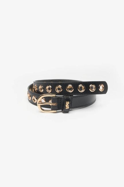 Ceinture Taouna en cuir noir