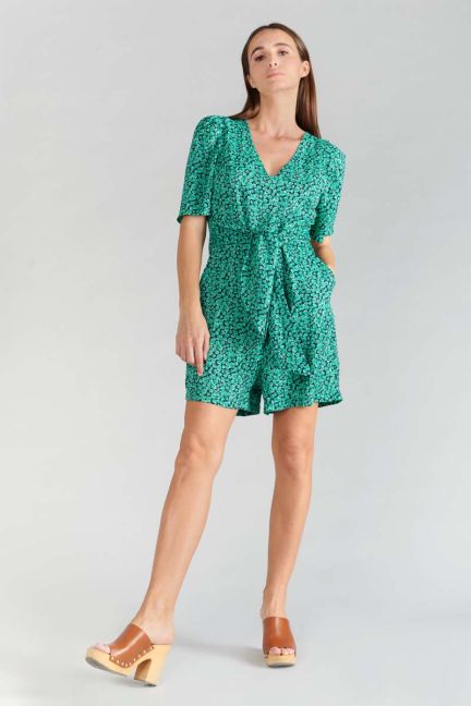 Green print Amira playsuit