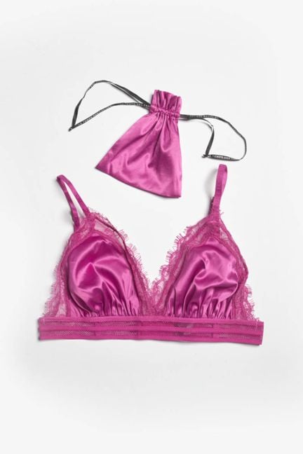 Soutien-gorge triangle Aurore fuchsia