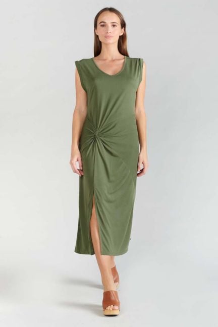 Khaki Gana maxi dress