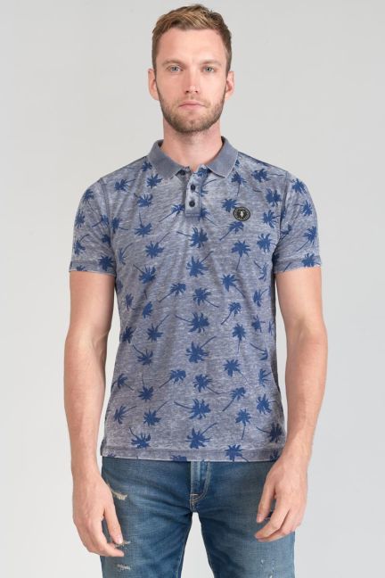 Palm tree print Chevy polo shirt