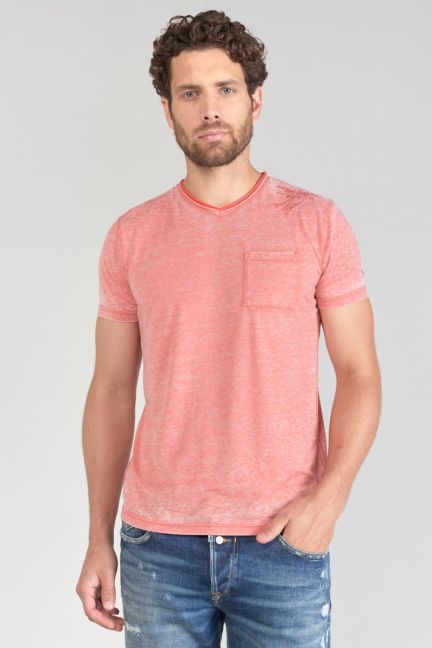 Faded red marl Mavoc t-shirt