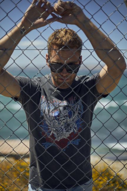 Faded printed grey Tije t-shirt