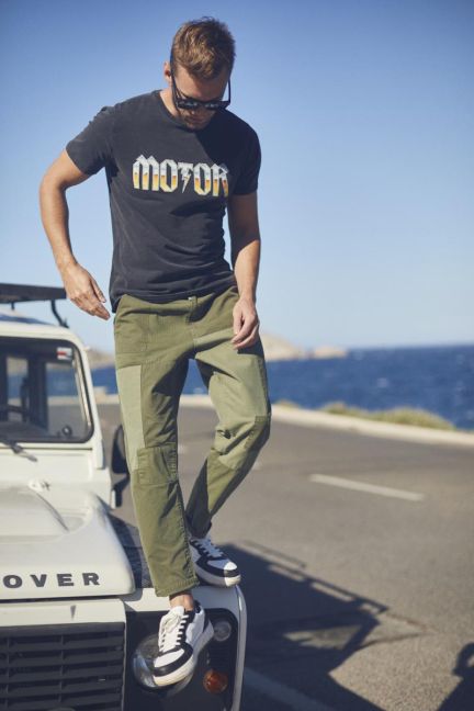 Khaki green Mister loose trousers