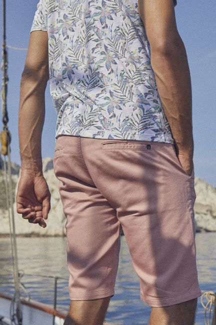 Bermuda chino Jogg Swoop vieux rose