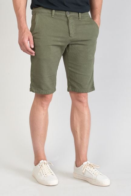 Khaki Jogg Swoop chino Bermuda shorts