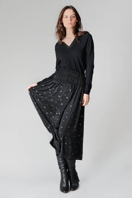 Long black Mag skirt