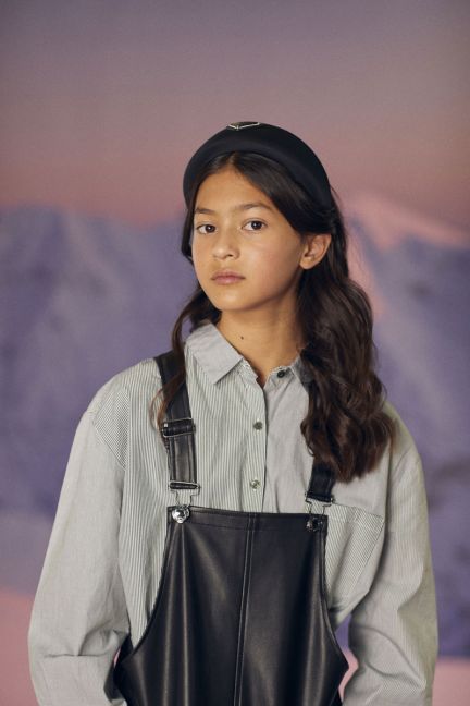 Green striped Ginagi oversized shirt