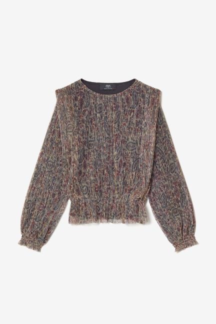 Iridescent paisley print Kiannagi blouse