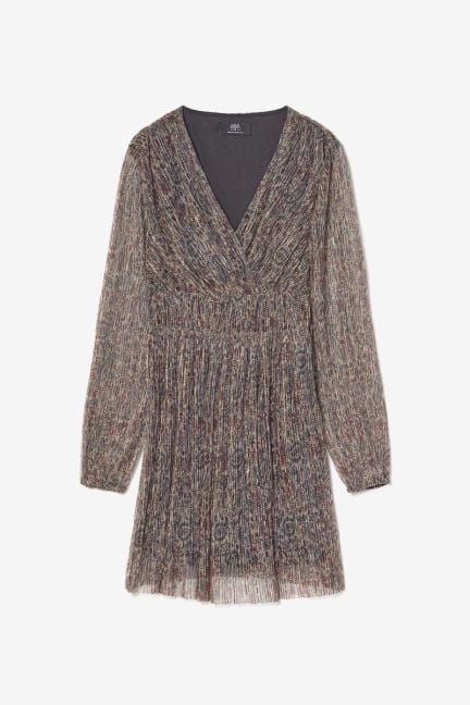 Iridescent paisley print Kodigi dress