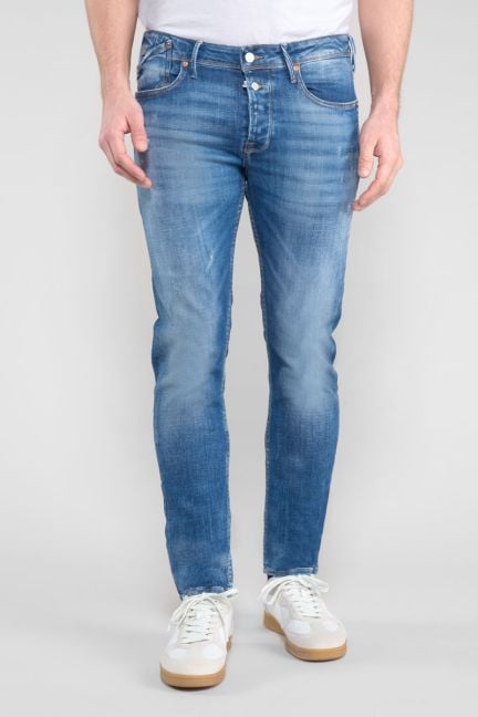 Jeans 600/17 adjusted Basic destroy bleu N°3