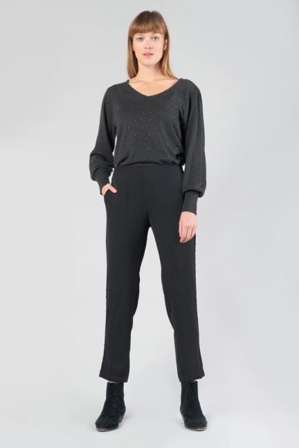 Black Zena flowing trousers