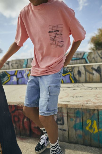 T-shirt Hyacibo rose saumon