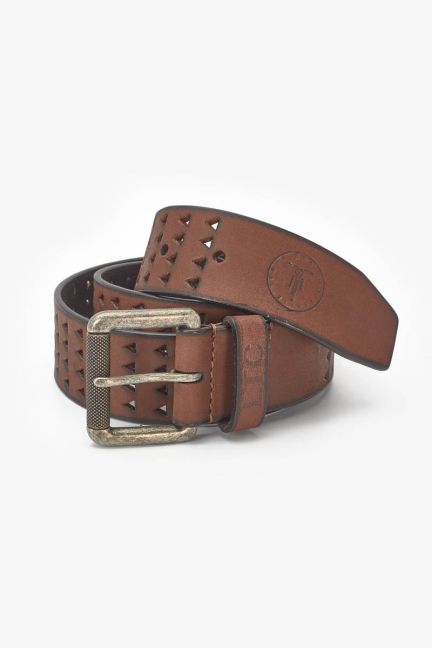 Ceinture Bartal en cuir marron