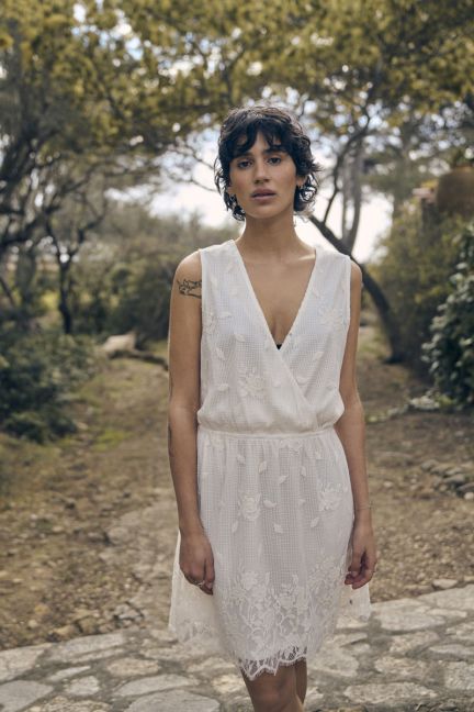 White lace Heliot dress